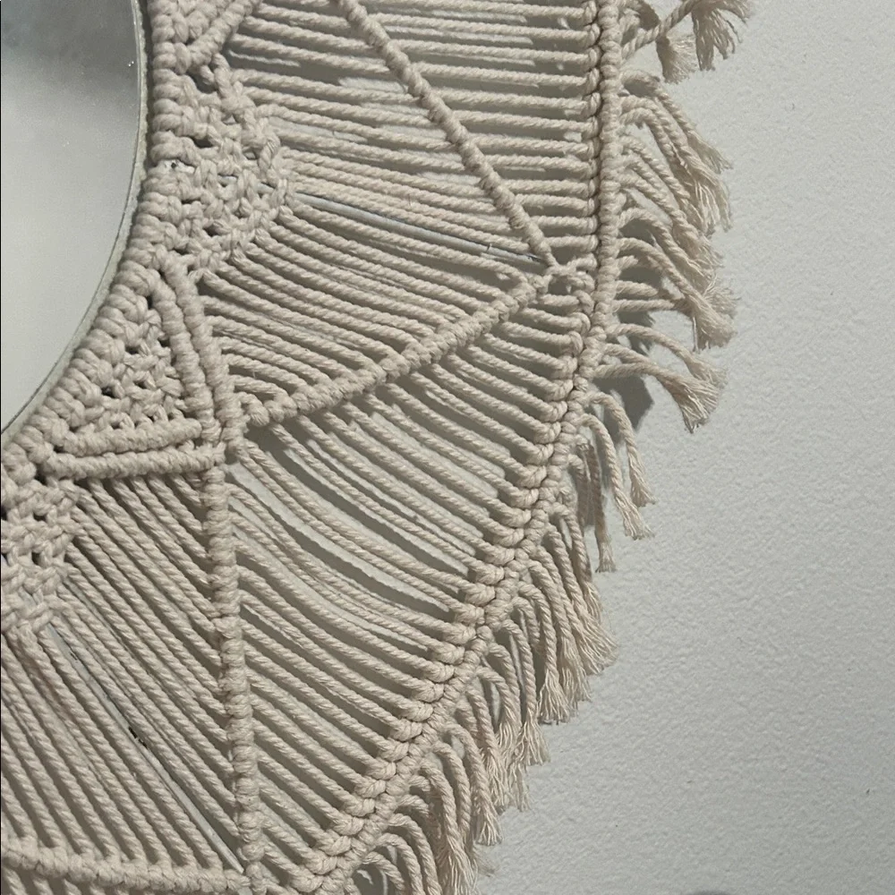Bohemian Cream Wall Mirror